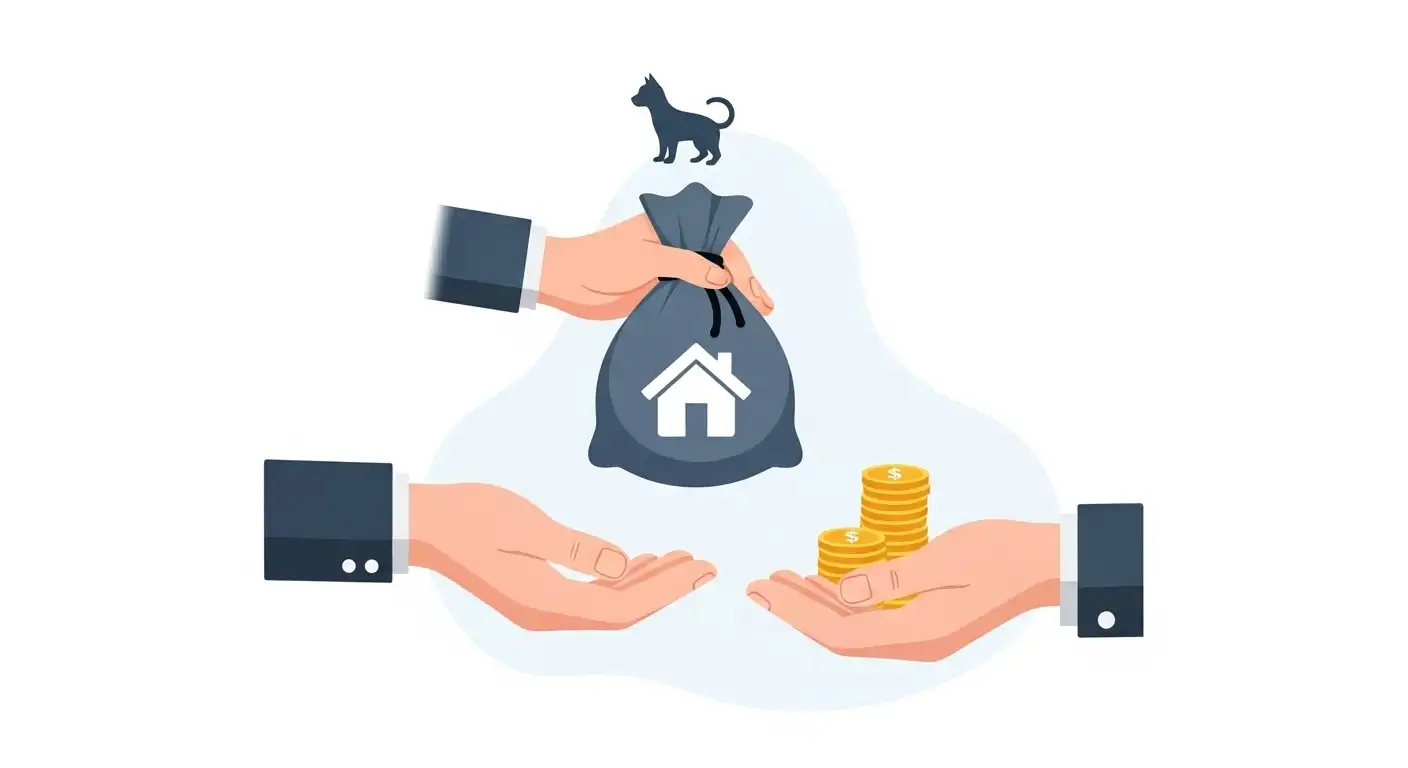 財産を受託者に託す信託の仕組みのイラスト