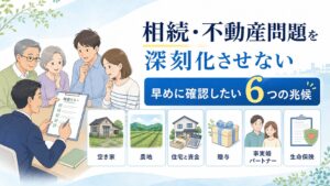 相続・不動産問題を深刻化させないために早めに確認したい6つの兆候