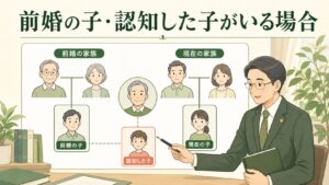 前婚の子や認知した子がいる場合の法定相続情報一覧図