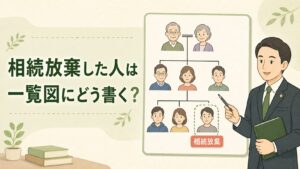 相続放棄した人を法定相続情報一覧図に記載する方法
