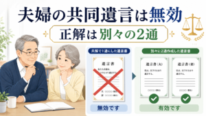夫婦で一緒に遺言を書きたい：共同遺言が無効になる理由と正しい作り方