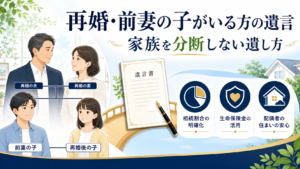 再婚・前妻の子がいる方の遺言：家族を分断しない遺し方