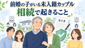 前婚の子どもがいる未入籍カップルの相続対策